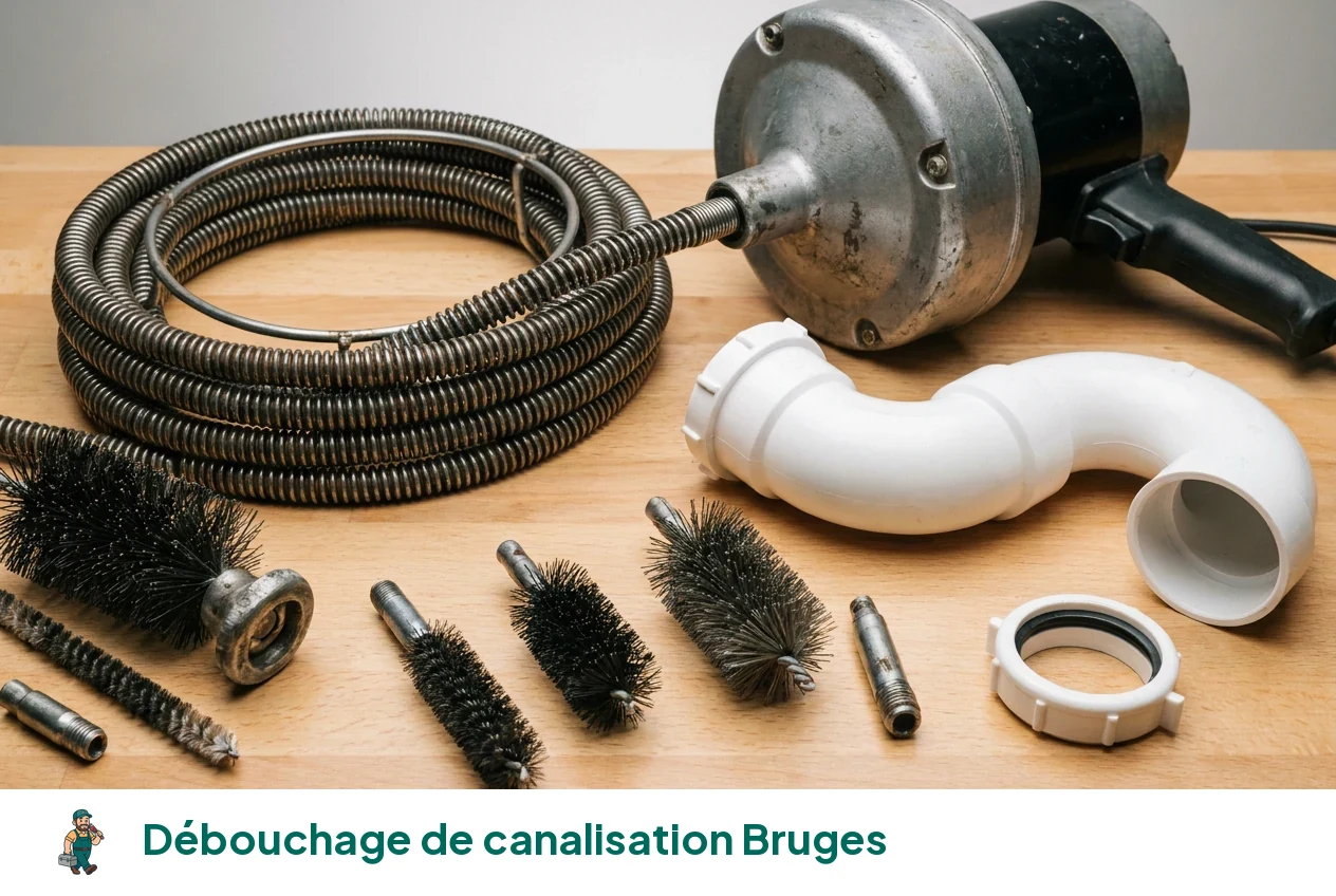Débouchage de canalisation à Bruges