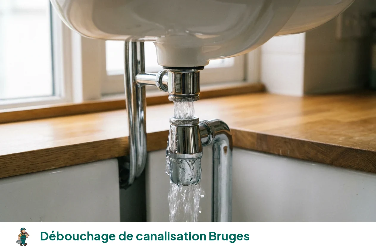 Débouchage de canalisation à Bruges