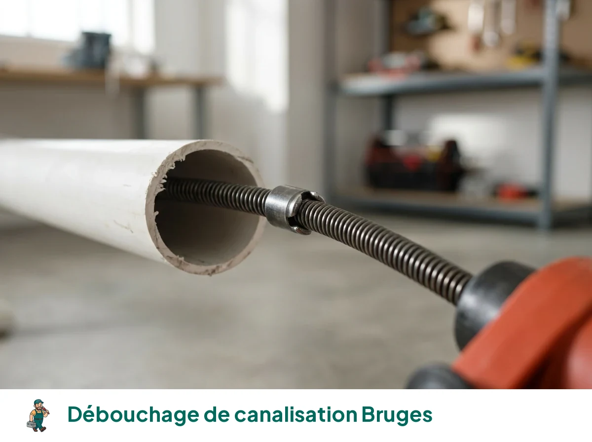 Débouchage de canalisation à Bruges