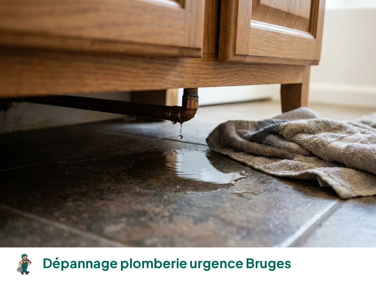 Dépannage plomberie urgence à Bruges