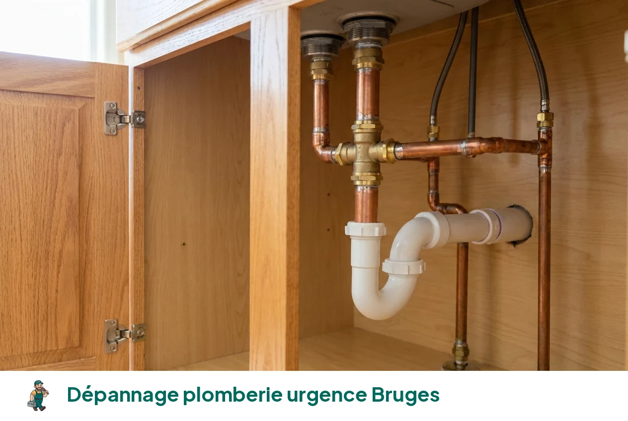 Dépannage plomberie urgence à Bruges