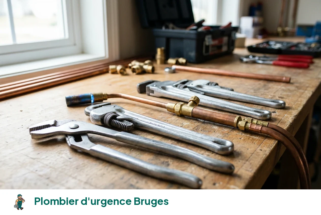 Plombier d'urgence à Bruges