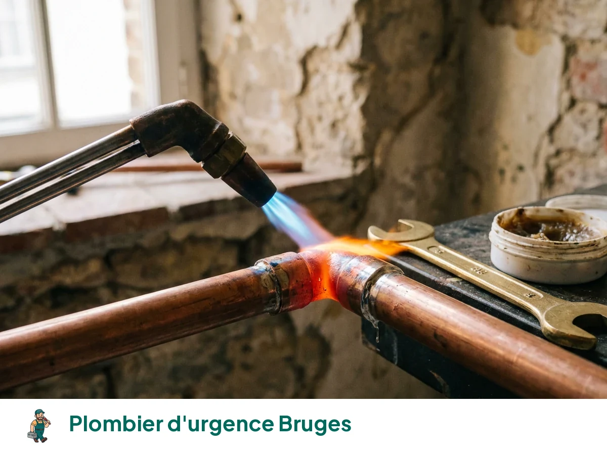 Plombier d'urgence à Bruges