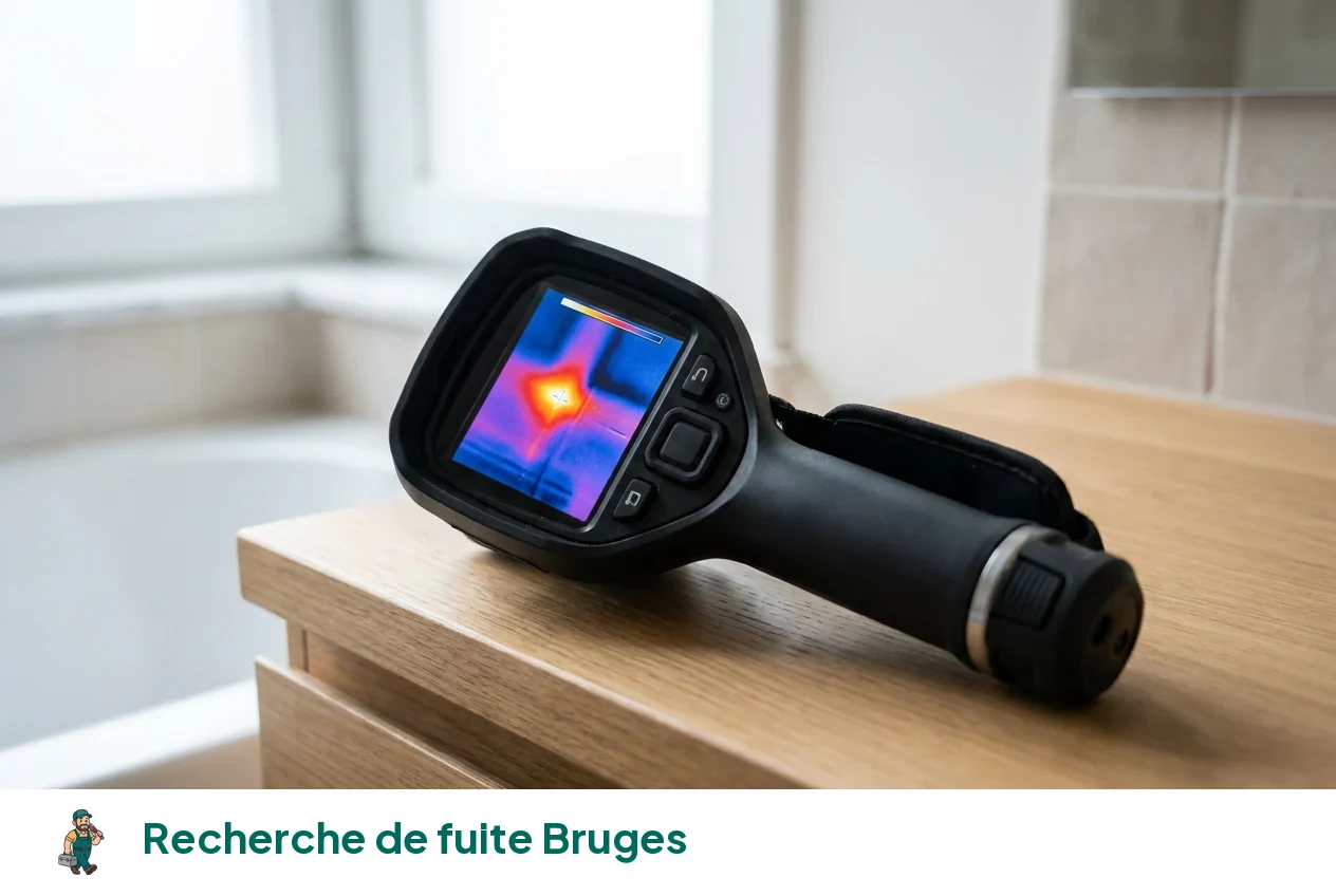 Recherche de fuite à Bruges
