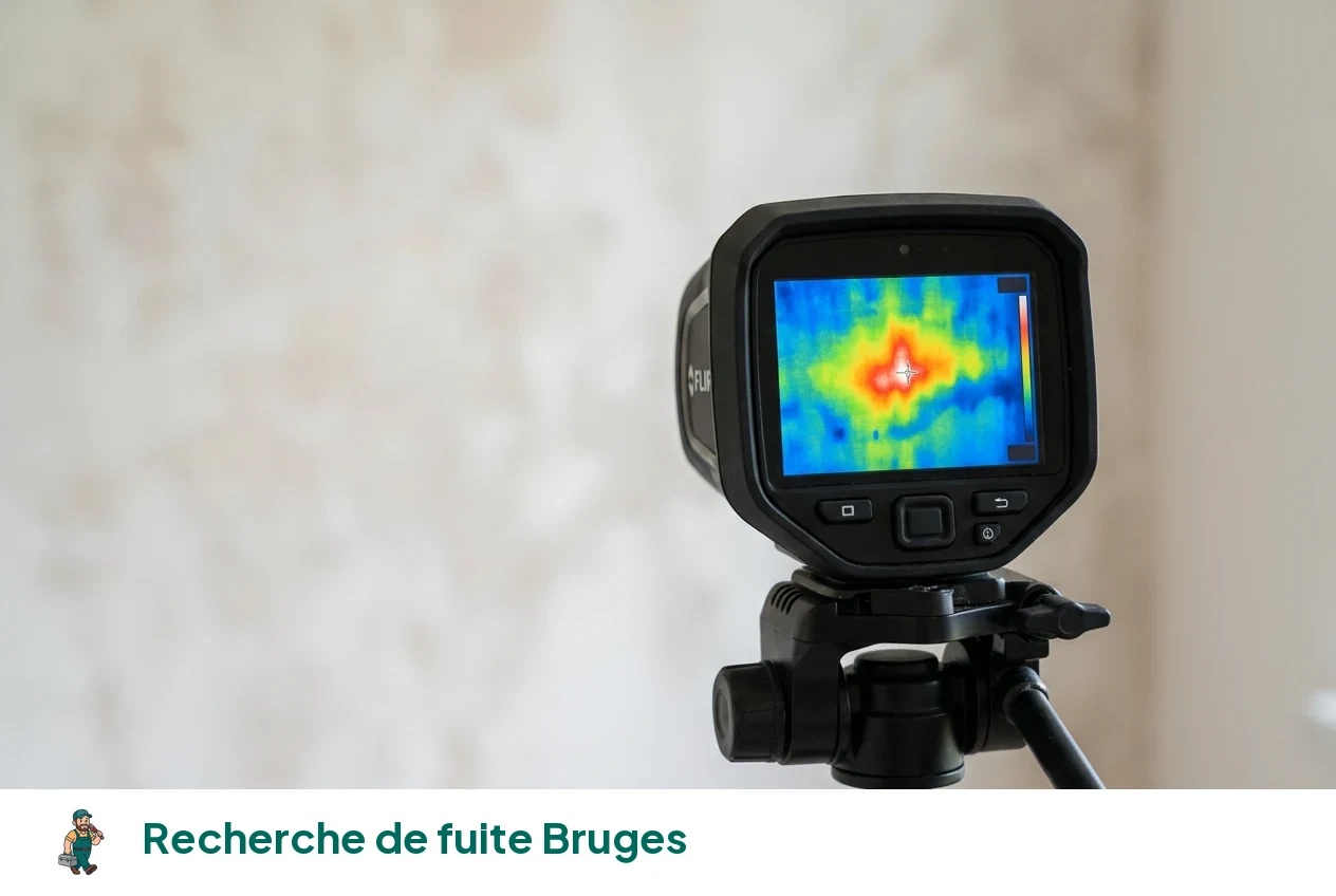 Recherche de fuite à Bruges