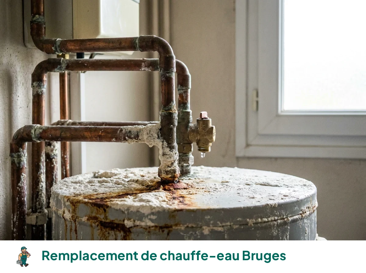 Remplacement de chauffe-eau à Bruges