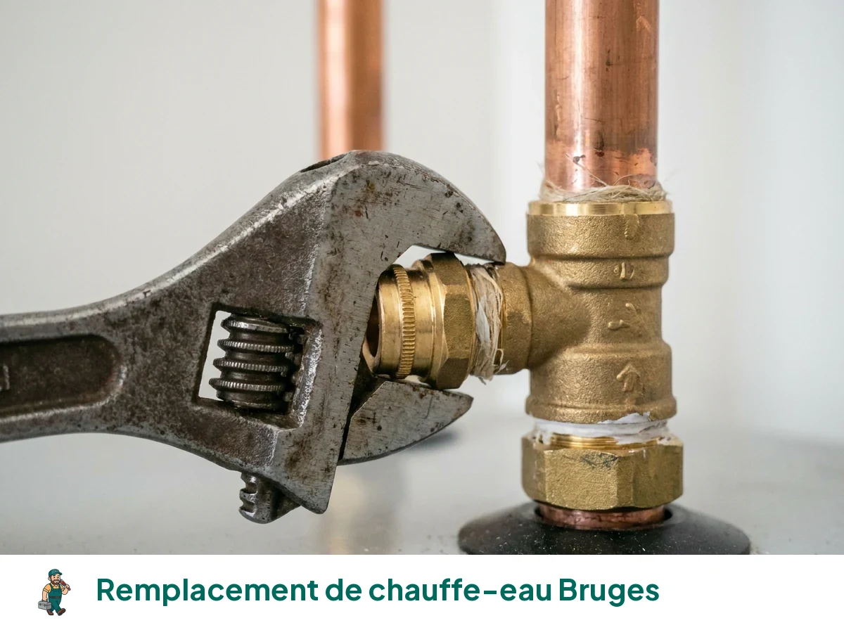Remplacement de chauffe-eau à Bruges