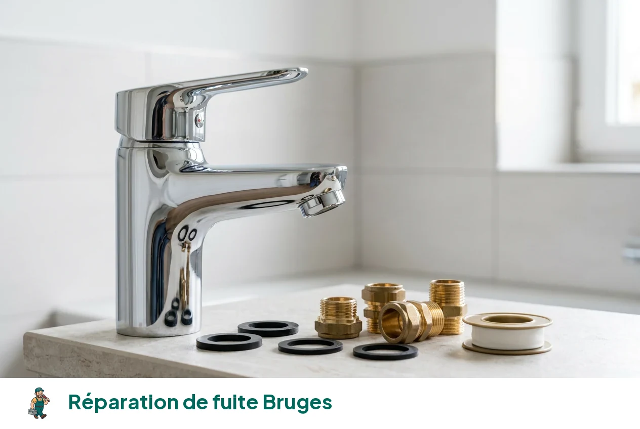 Réparation de fuite à Bruges