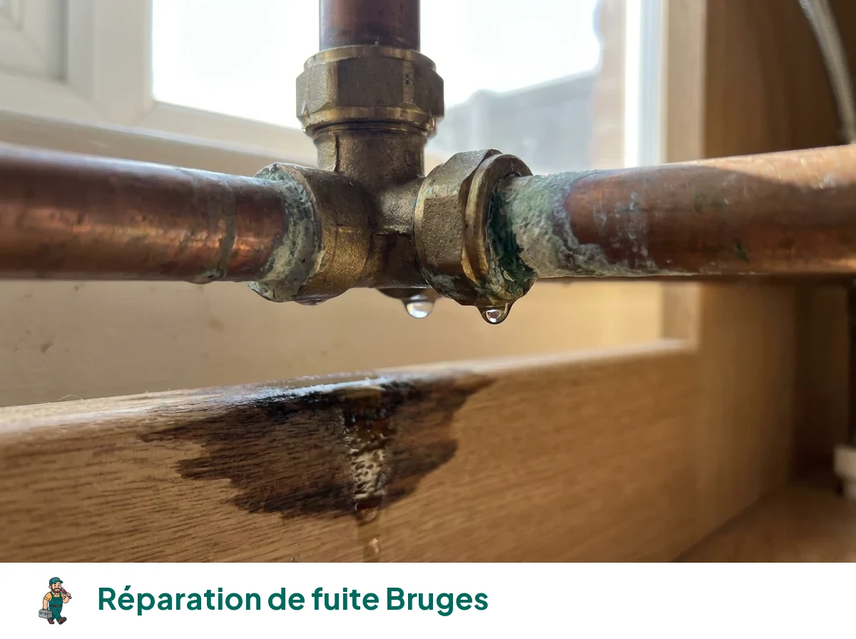 Réparation de fuite à Bruges