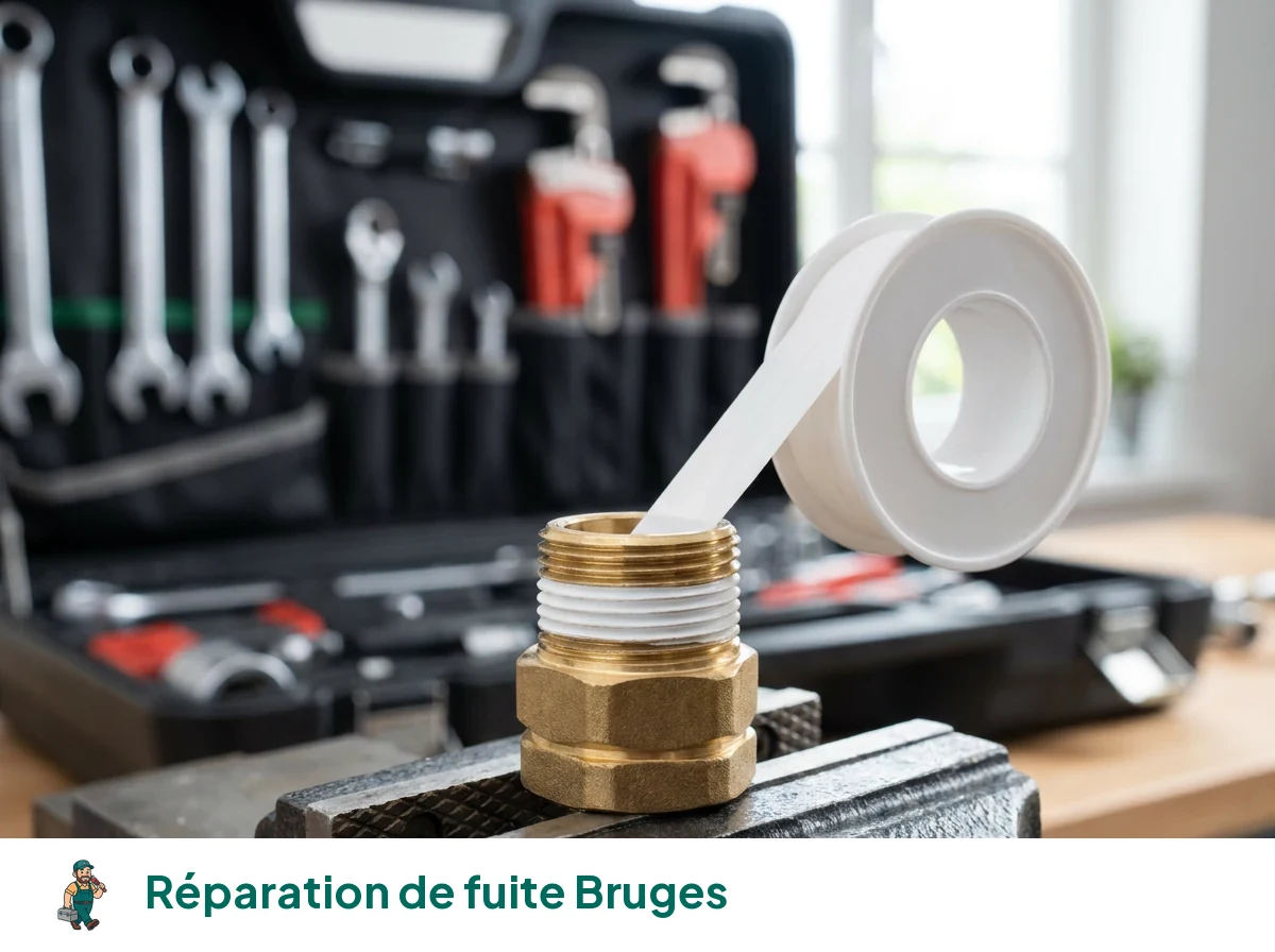 Réparation de fuite à Bruges